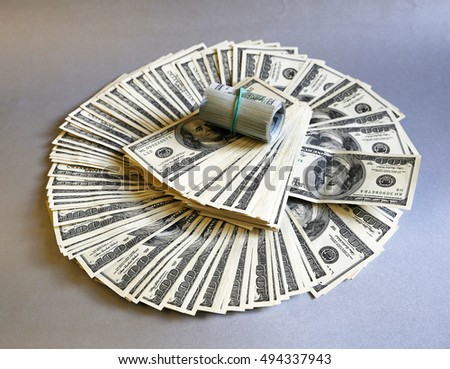  a lot of dollar bills banknotes as a background, or saving in a variety of forms for micro-stock photo