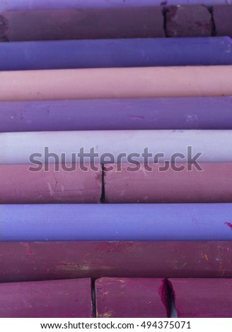 purple artistic crayons