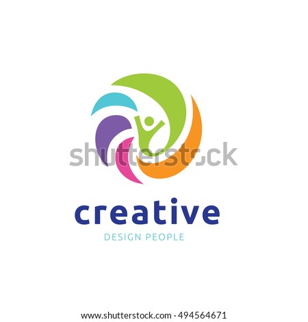 Creative People Logo template.