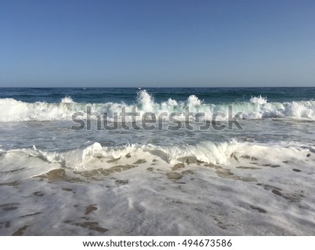 The ocean in Portugal 