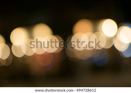 Blur or Defocus image of street for use as Background
