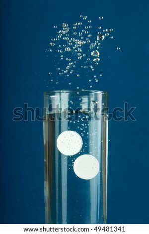 tablets in water