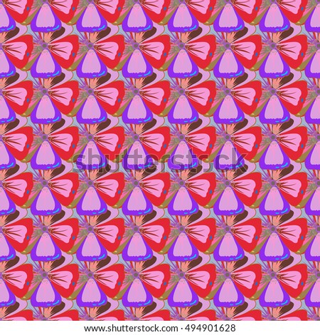 Seamless floral pattern can be used for wallpaper, website background, wrapping paper. Leaf natural varicolored pattern. Summer design. Vector Flower concept.
