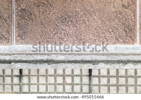 Closeup concrete floor grid pattern, concrete floor texture, asphalt concrete texture, stone texture