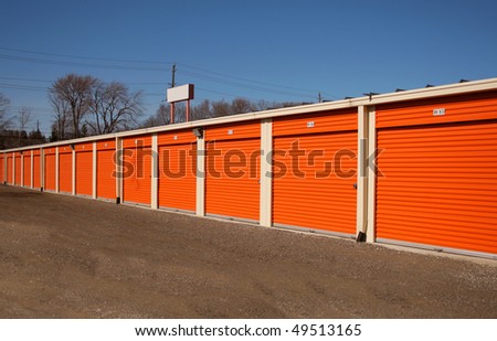 Storage units Royalty-Free Stock Photo #49513165