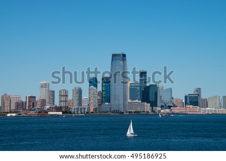 New York from Governors Island, USA