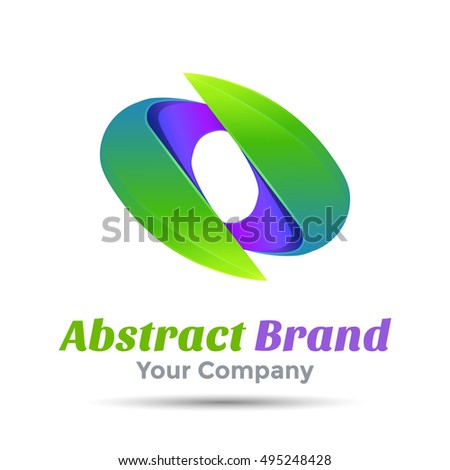 Abstract Sign Logo Template. Vector business icon. Corporate branding identity design illustration for your company. Creative abstract concept.