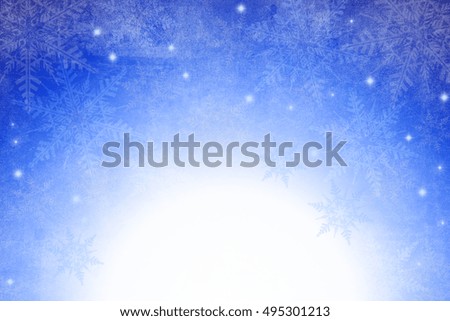 A Christmas background with snowflakes