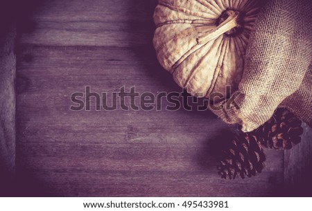 Thanksgiving background, Harvest vintage and country style