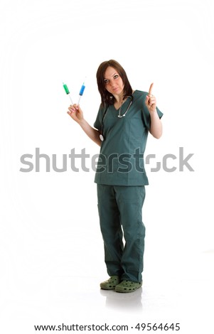 Female Doctor Isolated