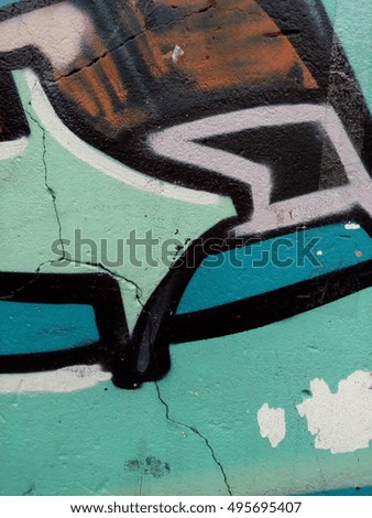 graffiti wall texture, photography