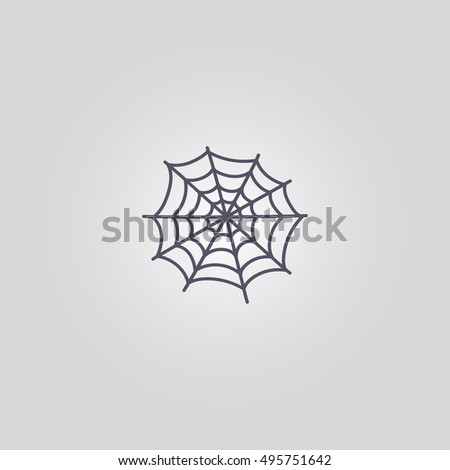 spider web sign. icon design