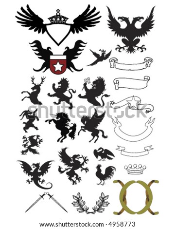 Ornaments Ribbons and Crests