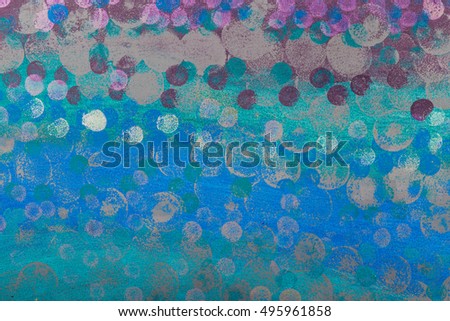 Underwater seascape - abstract drawing background