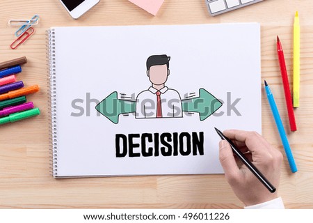 BUSINESS STRATEGY CHOOSE DECISION CONCEPT