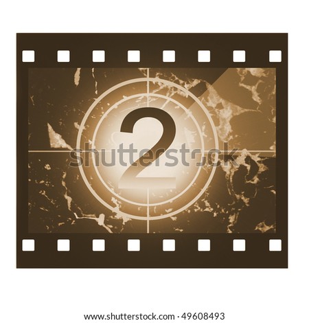 Film countdown in sepia design at No 2