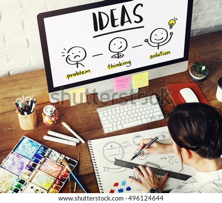 Ideas Creative Thinking People Graphic Concept