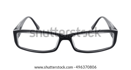 Glasses  isolated on white background.
