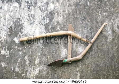 Chinese old agricultural tool