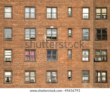 apartment building, vintage