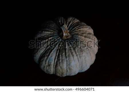 Halloween pumpkin on dark background