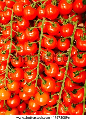 Healthy tomatoes background.