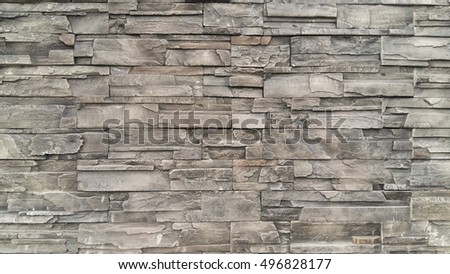 wall stone rock background texture brick pattern gray slate home block modern