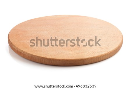 cutting board isolated  on white background