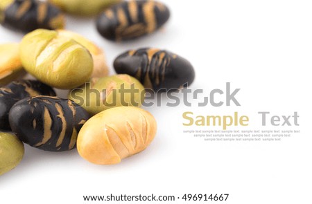Mixed of nuts isolated on white background