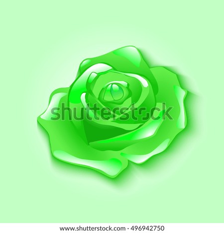 Rose Icon with shadow.