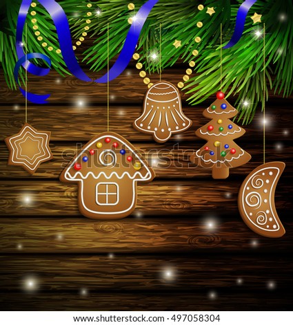 gingerbread cookies decorations