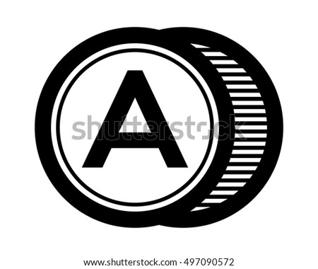 circle black typography typeset typeface alphabet font image vector icon