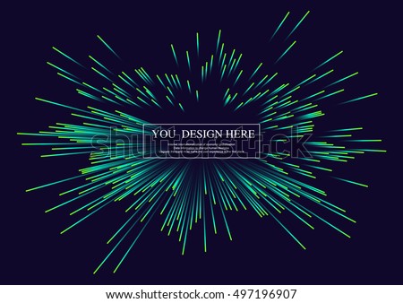 Lines composed of glowing backgrounds, abstract vector background Royalty-Free Stock Photo #497196907