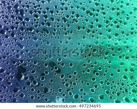 colorful water drop for background