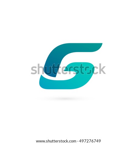 Logo G letter on white background. 