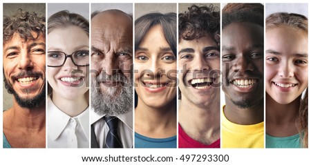 Smiling people Royalty-Free Stock Photo #497293300