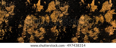 header  panorama background black gold spots