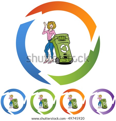 Recycling Woman
