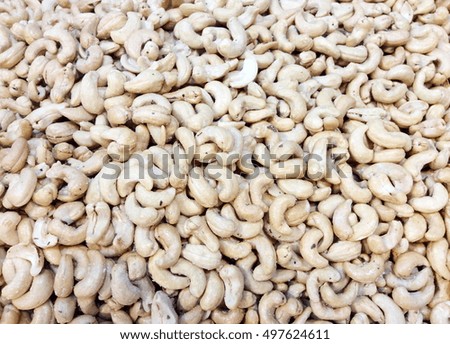 cashew nuts as a background 