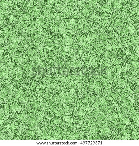 Conifer texture. Seamless vector pattern. Nature background.
