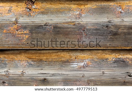 The background of the old painted multicolored boards, horizontal 