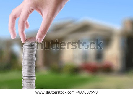 stack of coins for housing investment