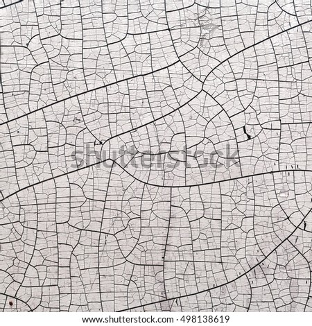 Abstract textured background covered with deep cracks