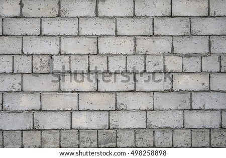 brick gray wall. White stone wall texture