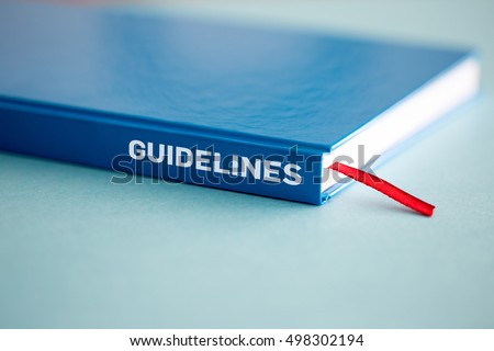 GUIDELINES CONCEPT Royalty-Free Stock Photo #498302194