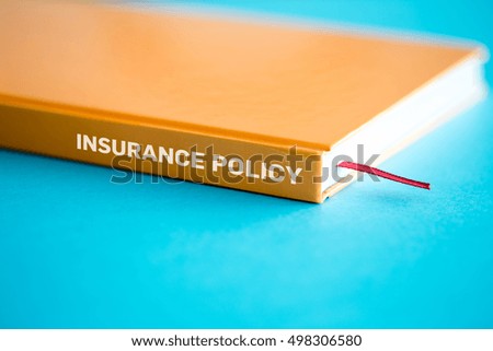 INSURANCE POLICY CONCEPT