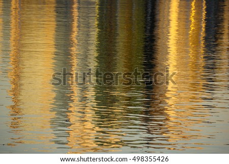 Colorful abstract water reflection.