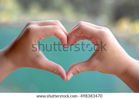 hands and heart Royalty-Free Stock Photo #498383470