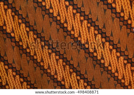 seamless patterns of Indonesia batik cloth Royalty-Free Stock Photo #498408871