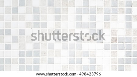 white mosaic tiles texture background and image photo